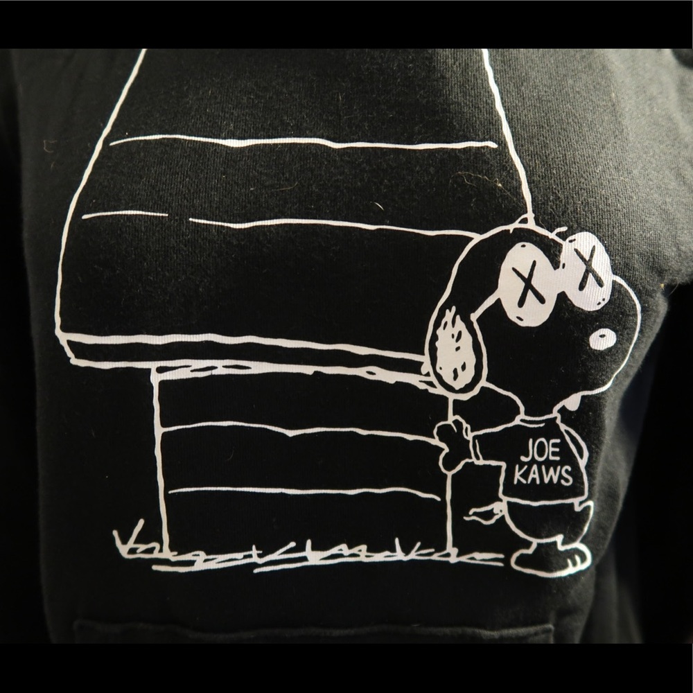 KAWSxUniqloxSnoopy//Peanut Joes Doghouse hoodie